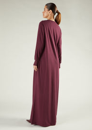 Long Tee Abaya Winter Berry