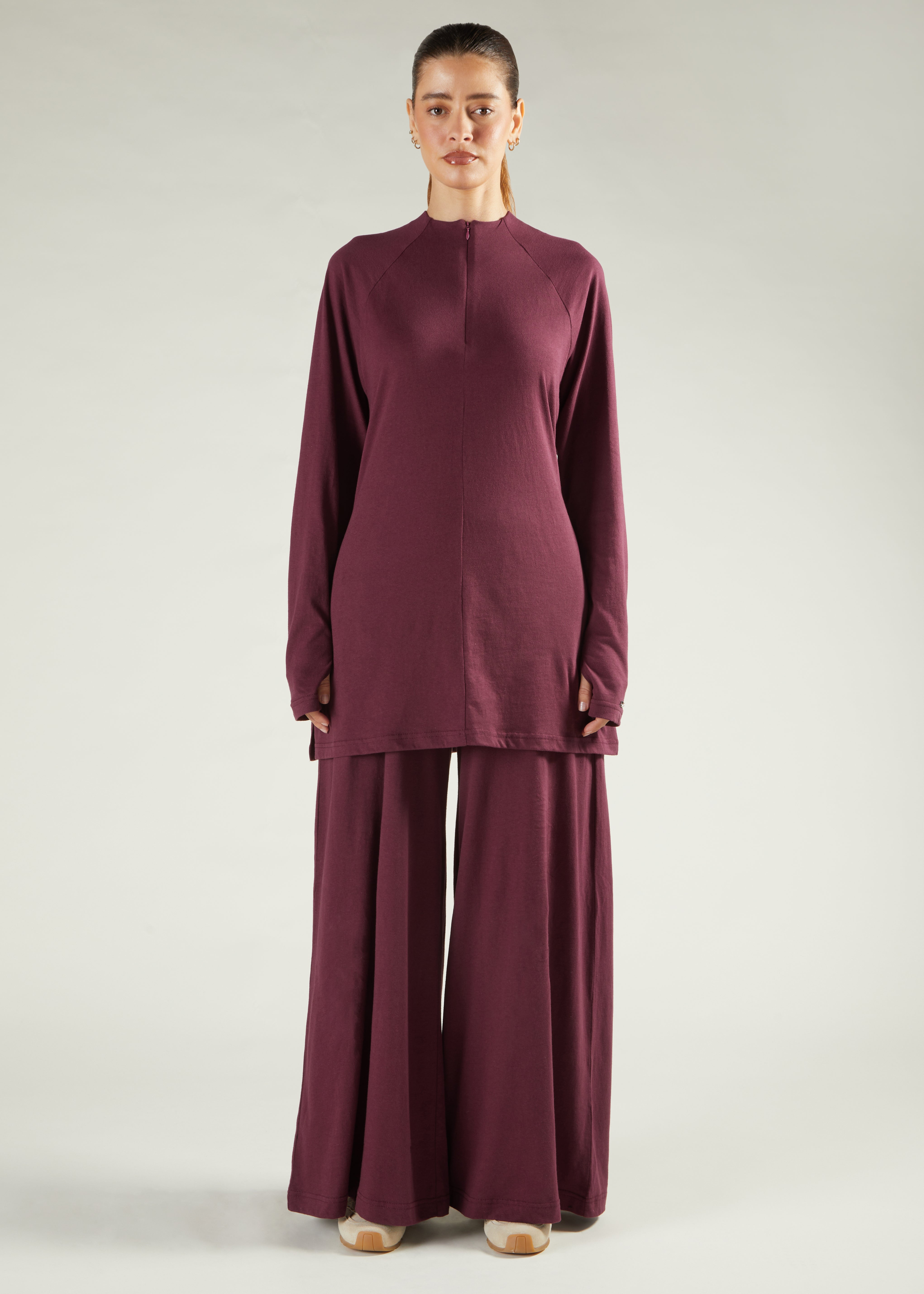 Modest Corods Active Co-Ord Set Winter Berry | Modest Co-Ord Sets | Aab Modest Wear ...
