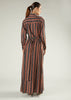 Black & Brown Print Maxi