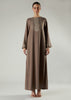 Herringbone Stitch Abaya