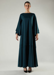 Drop Waist Abaya Moss