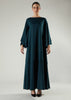 Drop Waist Abaya Moss