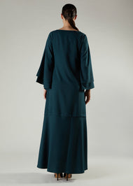 Drop Waist Abaya Moss