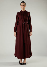 Textured Plum Maxi