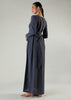 Skirt Pleat Abaya Blue