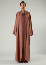 Mocha Open Abaya