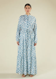 Blue Flower Maxi