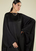Black Satin Kaftan