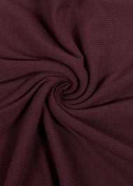 Aubergine Ribbed Jersey Hijab