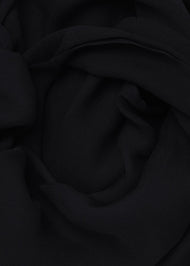 Black Chiffon Silk Hijab | Aab Modest Wear 