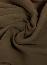 Cuban Coffee Chiffon Silk Hijab