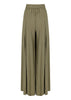 Full Flare Trousers Khaki