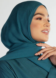 Mallard Green Chiffon Silk Hijab | Hijabs |  Aab Modest Wear