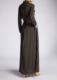 Pinstripe Maxi | Maxi Dresses | Aab Modest Wear