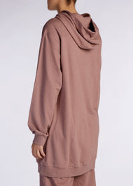 Cotton Cocoon Hoody Taupe | Aab Modest Activewear