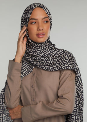 A Line Abaya Stone | Abayas | Aab Modest Wear