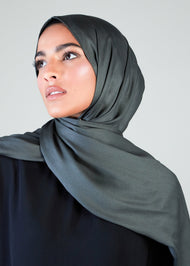 Aloe Vera Hijab Forest Green | Aloe Vera Hijabs | Aab Modest Wear
