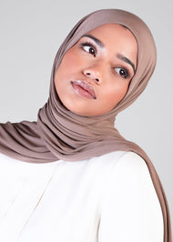 Mocha Premium Jersey Hijab | Premium Jersey Hijabs | Aab Modest Wear