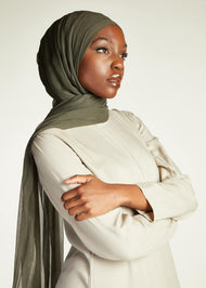 Long Line Abaya Grey | Abayas | Aab Modest Wear