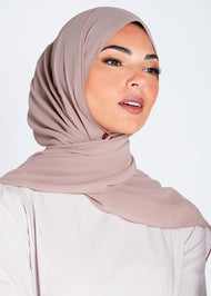 Misty Rose Crepe Hijab