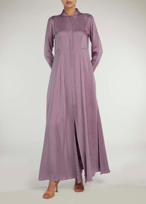 Shirted Maxi Taupe | Maxi Dresses | Aab Modest Wear